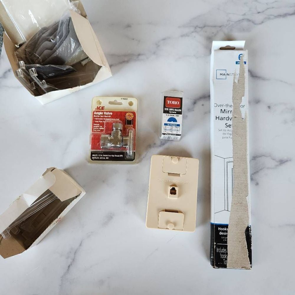 Bundle handyman accessories Ace angle valve Toro 570 MPR nozzle fan spray hardwa